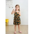 thumbnail image 6 of Toddler Baby Girls Summer Sunflower Bowknot Dress Yellow Floral Dresses Sundress Size 6 (Sunflower-312), 6 of 7