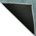 thumbnail image 3 of Addison Rugs Chantille Indoor/Outdoor Transitional Geometric Teal Washable Rectangle Rug, 5' x 7'6", 3 of 6