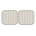 thumbnail image 5 of Lsque Retro Bunny 2 PCS Windshield Sun Shade | CarFoldable Window Covers | Car Accessories Reflect UV for Universal Cars SUV Truck | Small, 5 of 7