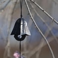 thumbnail image 3 of Campanas de viento pequeñas tradicionales de la suerte para exteriores, campana conmemorativa de hierro fundido Iwachu Bless Temple Wind Bell y campanillas de viento de hoja de simpatía, 3 of 5