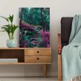 thumbnail image 5 of Enchanted Forest Path Canvas Print，Woodland Landscape Wall Art for Living Room Bedroom Entryway, 5 of 8