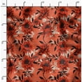 thumbnail image 2 of Soimoi Pure Silk Orange Fabric By the Yard - 42 Inch Wide - Florals Print Fabric - Elegant and Timeless Patterns for Fashion and Home Decor Printed Fabric, 2 of 6