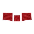 thumbnail image 2 of Real Bright Soft Car Interior Carbon Fiber Sticker DecorationRed Carbon Fiber Interior Below Speedometer Cover For Toyota HighlanderAuto Car Protection Interior Accessories, 2 of 8