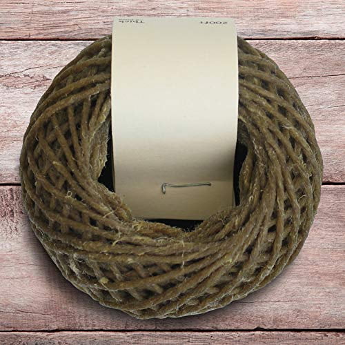 Thick x 200ft, Organic Hemp Wick with Natural Beeswax Coating | Twisted Bee