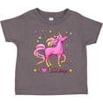 thumbnail image 3 of Inktastic I Love Unicorns- Pink and Yellow Boys or Girls Toddler T-Shirt, 3 of 5