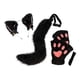 thumbnail image 4 of Juego de Orejas y Cola de Gato Strade Fareast Limited Diadema de Felpa Negro, 4 of 8