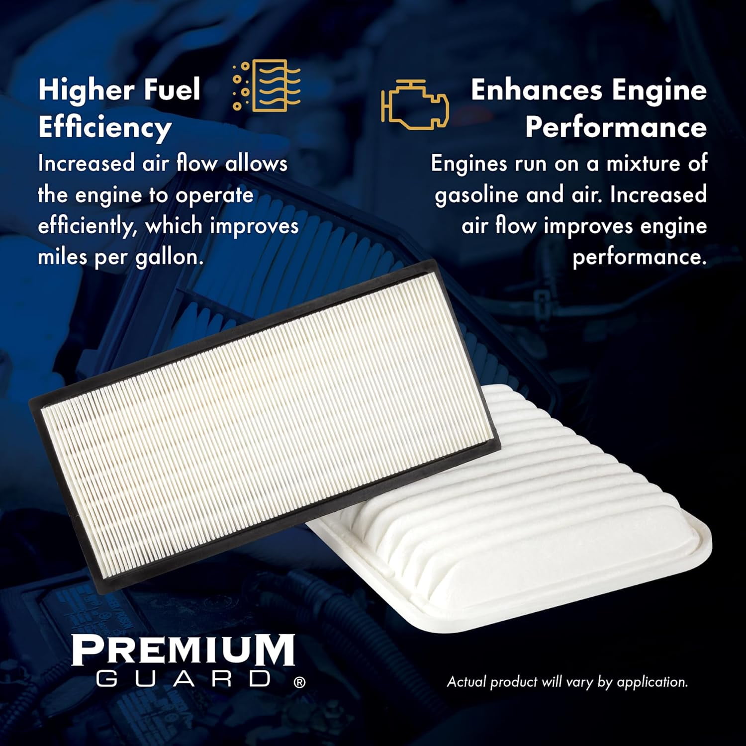 PG Engine Air Filter PA6055 | Fits 2009-2011 Hyundai Genesis