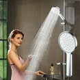 thumbnail image 3 of TaTaai 5Pcs Shower Head with Handheld High Pressure-Full Body Coverage Powerful Rain - The Perfect Detachable Heads for Bathroom, 3 of 5