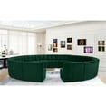 thumbnail image 2 of Meridian Furniture Limitless Green Velvet Modular 15 Piece Sectional, 2 of 10
