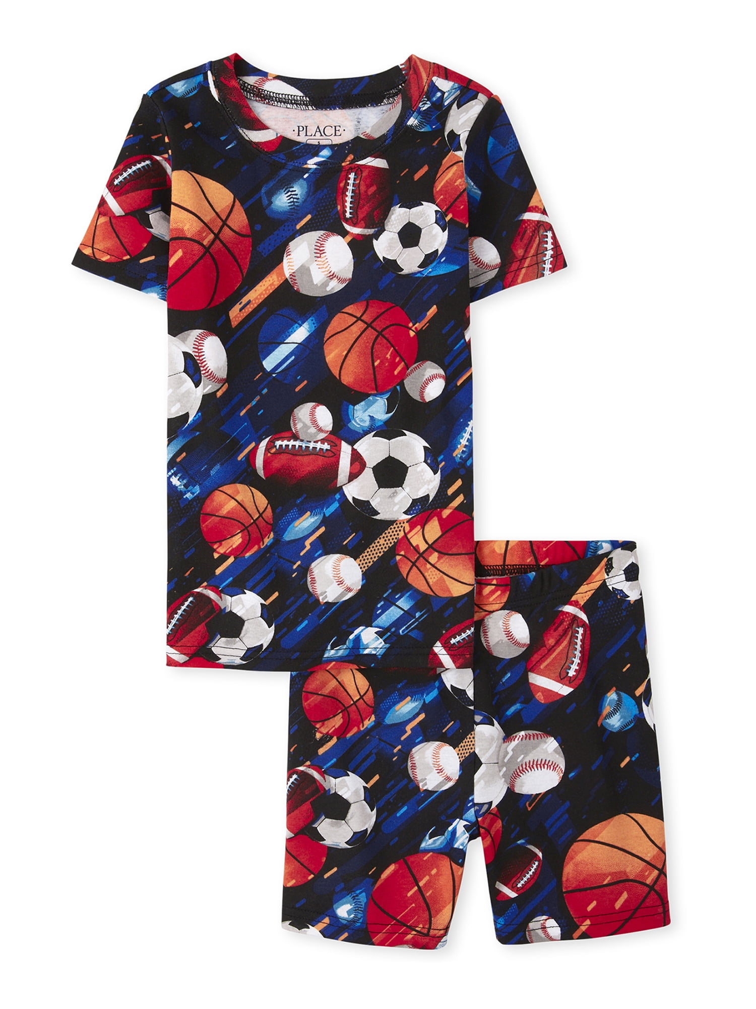 The Children's Place Boys Short Sleeve Solid Pajama Top 