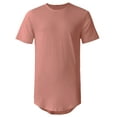 thumbnail image 2 of Ma Croix Men's Casual Longtail T-Shirts Hip Hop Urban, 2 of 6