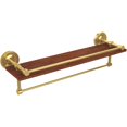 thumbnail image 2 of Prestige Regal Collection IPE Ironwood Shelf with Gallery Rail and Towel Bar - Venetian Bronze / 22 Inch, 2 of 5