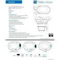 thumbnail image 5 of Malibu Home Waikki Whirlpool/Massaging Air Jet Bathtub 72"x 42"x 23" in White, 5 of 5