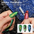 thumbnail image 4 of Set de esmaltes de uñas MIZHSE 9D Cat Eye Gel 8 x 10 ml con barra magnética, 4 of 9