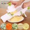 Mandolin Slicer with 5 Peeler Blades Multiadjustable Blade Vegetable Mandolin Carrot and Onion