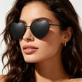 thumbnail image 4 of Retro Heart Sunglasses, UV400 Protection Cat-Eye Style Shades for Women, 4 of 5