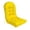 Yellow, variant on Breathable Patio Cushion, Red 44x19x4in Fleece Waterproof Design Breathable Patio Cushion, High Back Rocking Chair Pad Breathable Patio Cushion, Ergonomic Cushion for Outdoor Indoor Hammock.