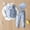 v#1127Blue2263, variant on HAYIMI Kids Baby Boy Clothes Suits Tuxedo Gentleman Outfits Formal Tops Pants Shirt Vest Pants Baby Suit Sets Trendy Child O-Neck Cartoon Clothes Sets