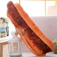 thumbnail image 1 of PENGXIANG 50CM 3D Simulation Bread Shape Pillow Soft Lumbar Back Cushion Plush Stuffed Toy, 1 of 4