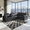 Dark Grey02, variant on Gewnee Dark Grey 3-Seat Modular Sofa with Microfiber Fabric Solid Wood Frame Double Springs for Living Room