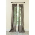 thumbnail image 4 of La Rosa Metallic Semi Sheer Rod Pocket Single Curtain Panel, 4 of 5