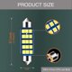 thumbnail image 2 of 4 PCS Car LED Extremely Bright Bulbs, 1.6" 6000K 2835 Chipsets 1200LM Bulbs for LED Interior Dome Map Door Lights 211-2 212-2 569 6411 6451 41mm 42mm, 2 of 4