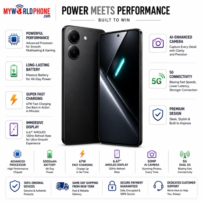 Xiaomi Poco X8 PRO 5G 512GB ROM 12GB RAM Dual SIM GSM Unlocked