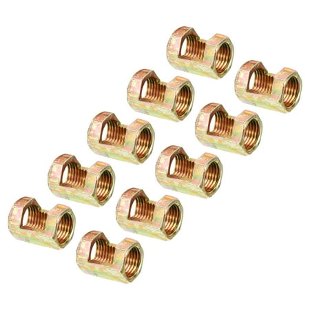 

Uxcell 1/2-18 Hex Coupling Nut Female Thread Connector 25mm Hexagonal Sleeve Nut Rod Bar Stud Tube Joint 10 Pack