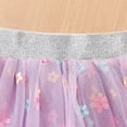 thumbnail image 4 of Avrnliq Purple Princess Tutu Skirt for Girls, 3D Floral A-Line Kids Skirt 2T-8T High-Waisted,Size 2 T, 4 of 8