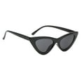 thumbnail image 1 of Gafas de sol Colcomx de mujer de moda montura triangular espejada Verde, 1 of 8