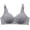 Grey, variant on Xijirk Women Wirefree Maternity Bra Front Snap Opening Ribbed Texture Adjustable Straps Nursing Bralette for Breastfeeding Daily Use,Pink,38