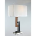 thumbnail image 2 of Aiwen Novelty Rectangular Linen Blend Fabric Shade Decorative Lighting Desk Lamp, 40 Watt, 2 of 8
