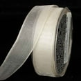 thumbnail image 3 of The Ribbon People Cream White Wired Craft Ribbon 2 3/8" x 27 Yards, 3 of 3