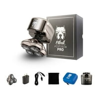 Pitbull Platinum PRO Head & Face Shaver (Bonus blade included) - Wet/Dry Shave.