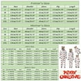 thumbnail image 4 of TAIAOJING Family Jammies Matching Sets Women Women Mom Merry Christmas Sets White Prints Hooded Zipper Jumpsuit Family Outfit, 4 of 8