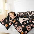 thumbnail image 4 of jejeloiu Cartoon Ghost Twin Comforter Set,Halloween Pumpkin Rustic Floral,Ultra Soft Reversible Decor,2-Piece, 4 of 8