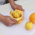 thumbnail image 4 of Lemon & Lime Wedge Slicer Lemon Slicer Kitchen Multipurpose Stainless Steel Orange Slitter Fruit Cutter Kitchen Accessories,Green, 4 of 5