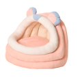 thumbnail image 2 of Cama para Gatos Salvador cueva para gatos cojín Extraíble felpa Suave lavable rosa, 2 of 8
