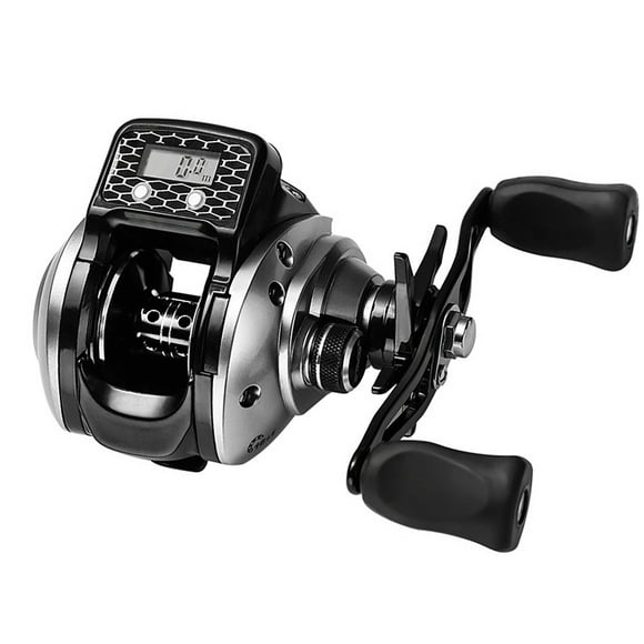 Yeacher Digital Display Fishing Reel 6.3:1 16+1BB Baitcasting Reel with Larger Ceramic Line