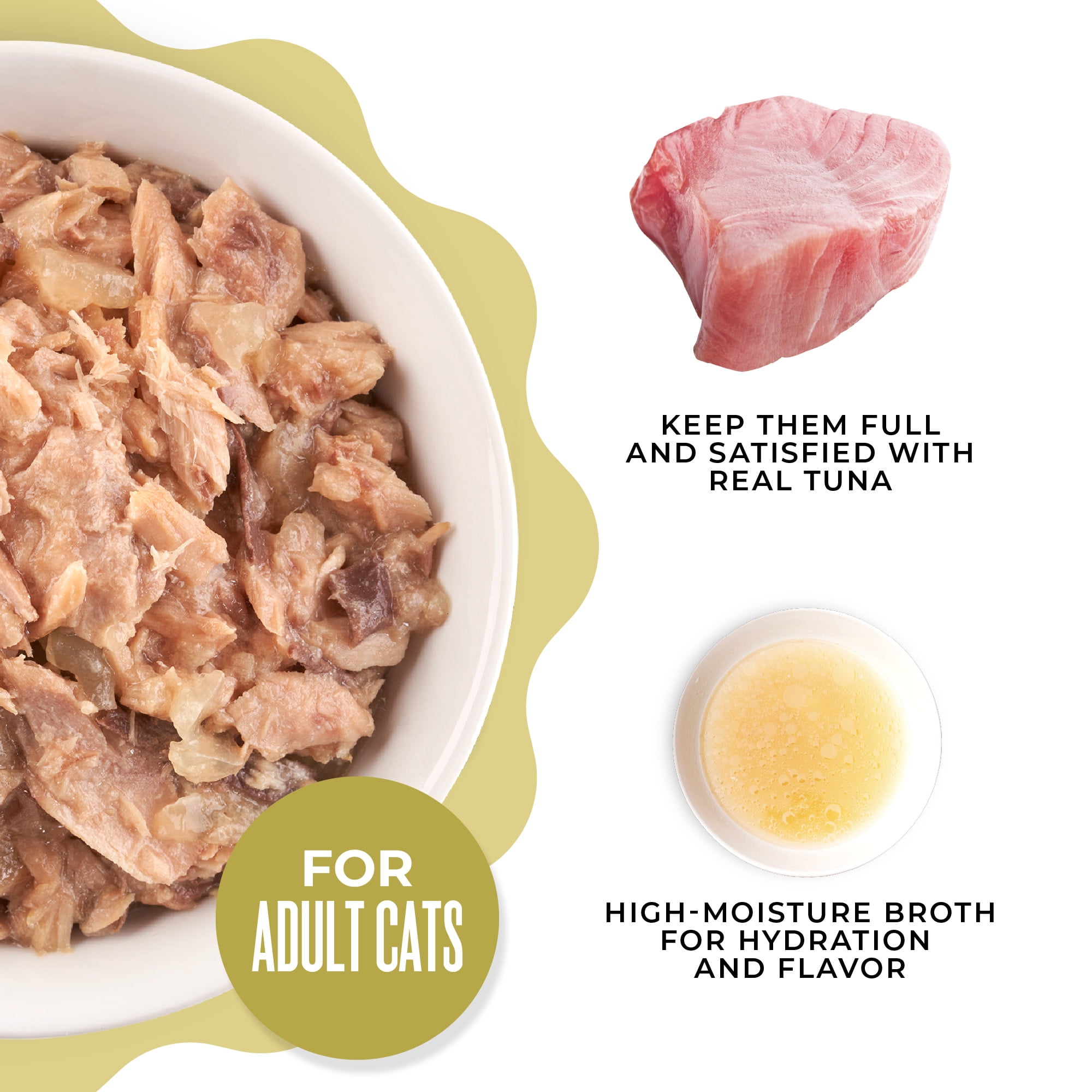 (6 pack) Tiki Cat Gelee Wet Cat Food, Tuna, 2.8 oz. Pouch