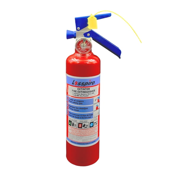 Lesspiro, Extintor 1kg Pqs Para Fuego Abc Nuevo Recargable