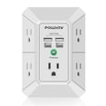 thumbnail image 1 of Power Strip POWSAV de 5 salidas con 4 puertos USB, protector contra sobretensiones, 1 of 7