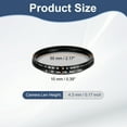 thumbnail image 2 of Uxcell 55mm ND Filter, Variable ND Lens ND2-ND400 Adjustable Neutral Density Filter Slim Optical Glass with Cap, Black, 2 of 7