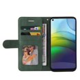 thumbnail image 4 of GANGXUN Flip Case for Motorola MOTO G9 Power – Leather Wallet Cover with Card Slots, Kickstand & Color Stitching Protective Folio, 4 of 6