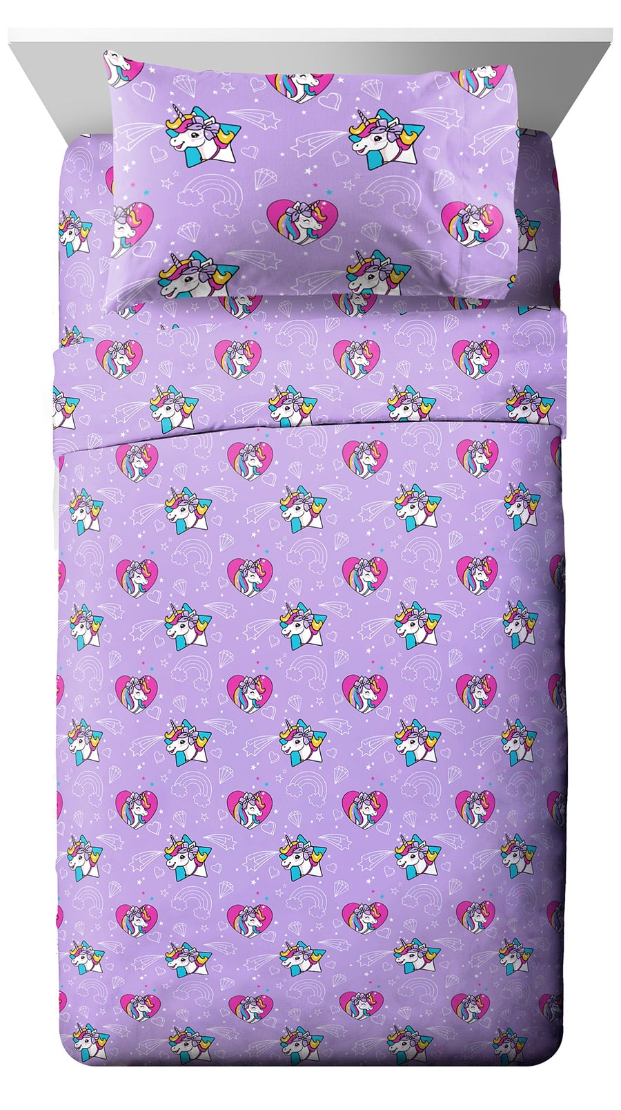 JoJo Siwa Rainbows and Donuts Twin Bed-in-a-Bag
