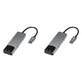 thumbnail image 1 of Tarjeta de sonido externa USB 5.1, 6 en 1, convertidor de audio multifunción para portátil, aluminio., 1 of 4