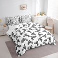 thumbnail image 2 of Manfei Cool Motorcycle 7-Piece Twin Bedding,Speed Games Bedding Comforter Set,White,Reversible, 2 of 7