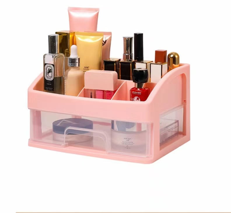 Makeup Organizer with 1 Drawers, Cosmetic Display Cases, Makeup Storage