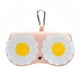 thumbnail image 1 of Elegante Soporte Para Anteojos De Cuero Pu, Bolsa Para Gafas De Sol, Linda Bolsa De Almacenamiento De Gafas De Dibujos Animados Con Gancho Para Viajes, Compras, Playa Sweethay AP006521-02, 1 of 6