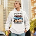 thumbnail image 4 of Shelby Cars Sketch Sweatshirt Mustang Racing American Muscle Car GT500 Cobra Performance Powered by Ford Hoodie, 4 of 7